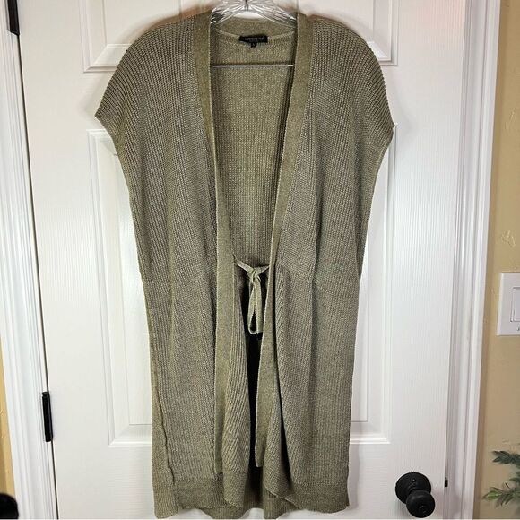 Lafayette 148 New York Olive Cardigan - Picture 1 of 6